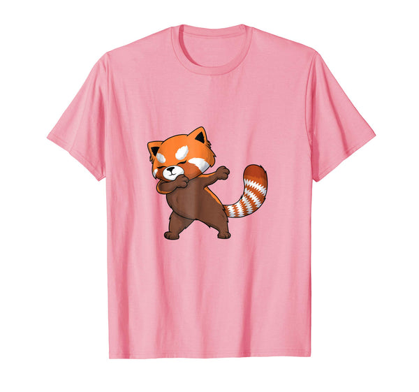 Funny Dabbing Red Panda T Dabbing Red Panda Funny  T-Shirt Pink