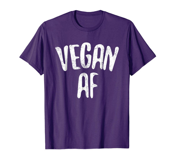Cool Vegan Af Vegan Gift Vegetarian  T-Shirt Purple