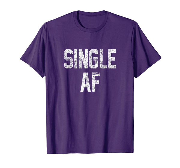 Wonderful Single Af Funny Single Girls And Guys Cute Gift  T-Shirt Purple