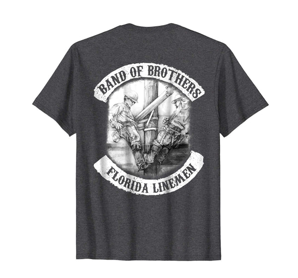 Hotest Florida Electrical Lineman  T-Shirt Dark Heather
