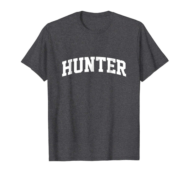 Hotest Hunter Retro Arch Sports  T-Shirt Dark Heather