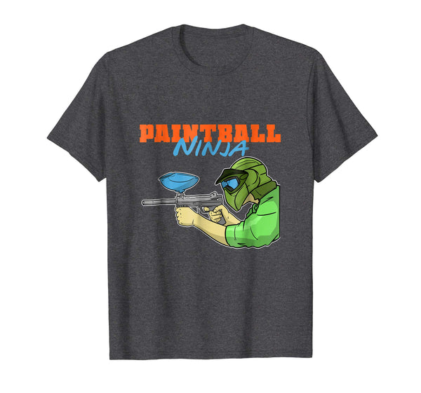 Hotest Funny Ninja Paintball  T-Shirt Dark Heather