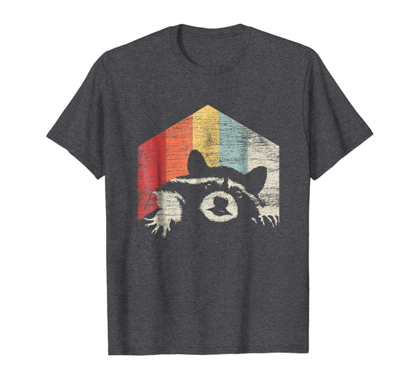 Great Racoon Vintage Men  T-Shirt Dark Heather