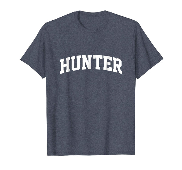 Hotest Hunter Retro Arch Sports  T-Shirt Heather Blue