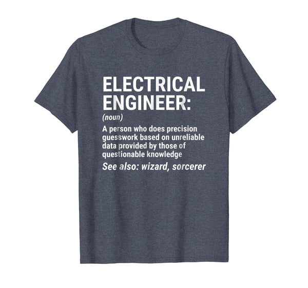 Hotest Electrical Engineer Definition Funny Engineering Tee  T-Shirt Heather Blue