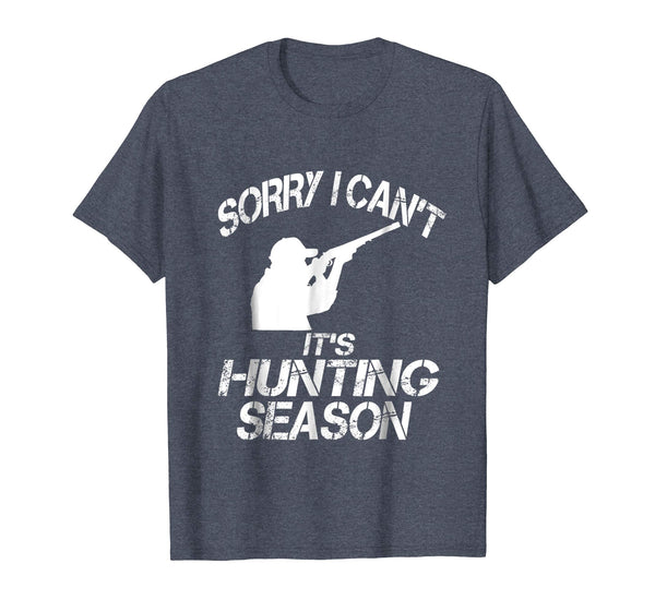 Funny Funny Hunting Gifts For Hunters Who Love To Hunt  T-Shirt Heather Blue
