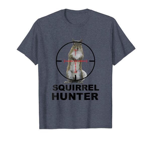 Hotest Squirrel Hunter  T-Shirt Heather Blue