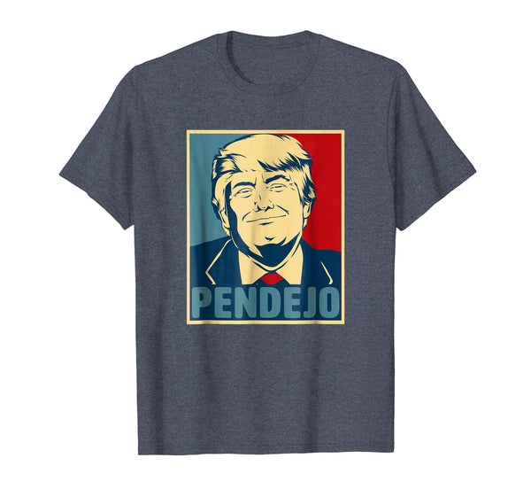 Cute Trump Pendejo Resist Impeach Anti Trump Stupid  T-Shirt Heather Blue