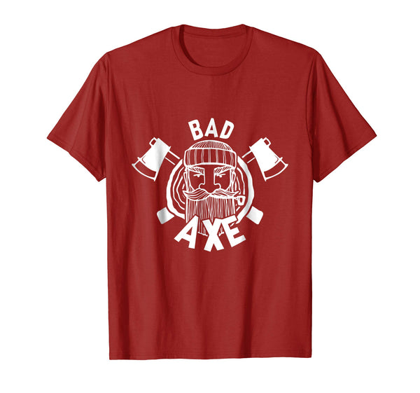 Hotest Bad Axe Funny Axe Throwing Lumber Jack  T-Shirt Cranberry