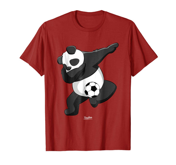 Wonderful Dabbing Panda Soccer Love Panda Dab Funny Panda Lover  T-Shirt Cranberry