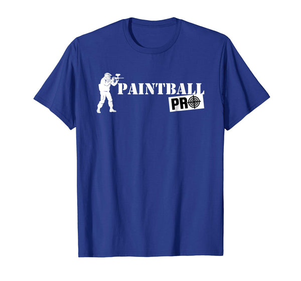 Hot Paintball Pro Pro Paintball Shooters Gift  T-Shirt Royal Blue