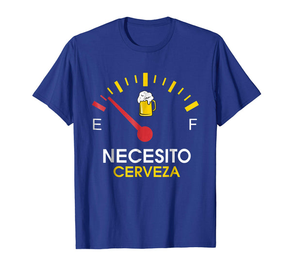 Cool Necesito Cerveza Camiseta Beer  T-Shirt Royal Blue