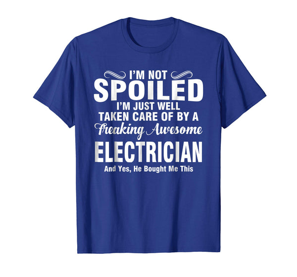 Adorable Well Taken Care Of By Electrician  T-Shirt Royal Blue