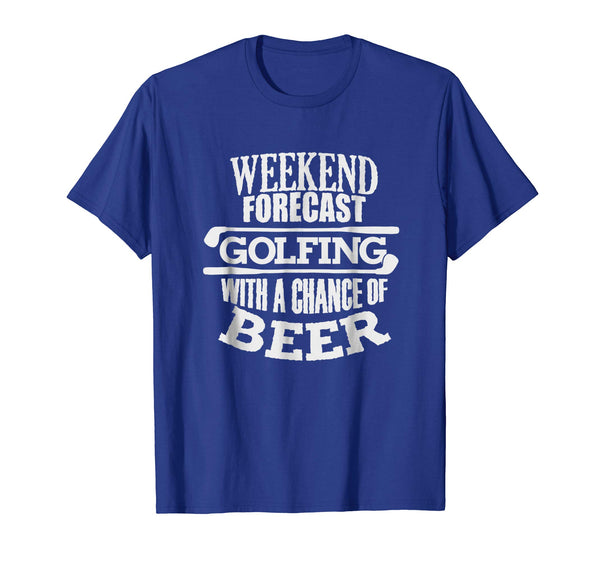Hot Funny Golf Weekend Beer Golf Xmas Gift Ideas  T-Shirt Royal Blue