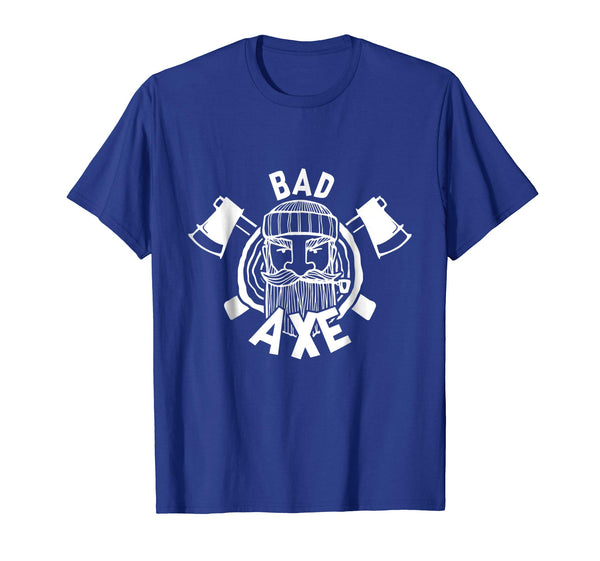 Hotest Bad Axe Funny Axe Throwing Lumber Jack  T-Shirt Royal Blue