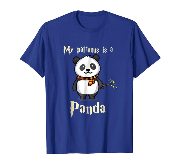 Cutest My Patronus Is A Panda Cute Funny Panda Lover Gift  T-Shirt Royal Blue