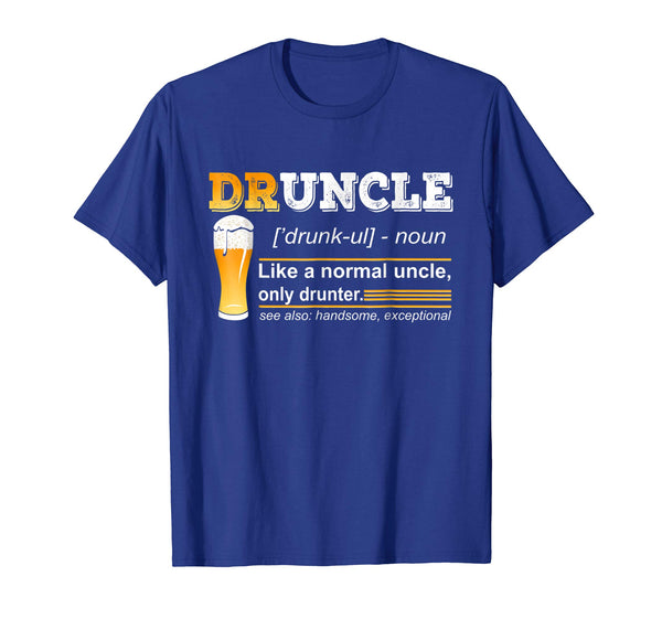 Cutest Druncle Beer Gift For Men  T-Shirt Royal Blue