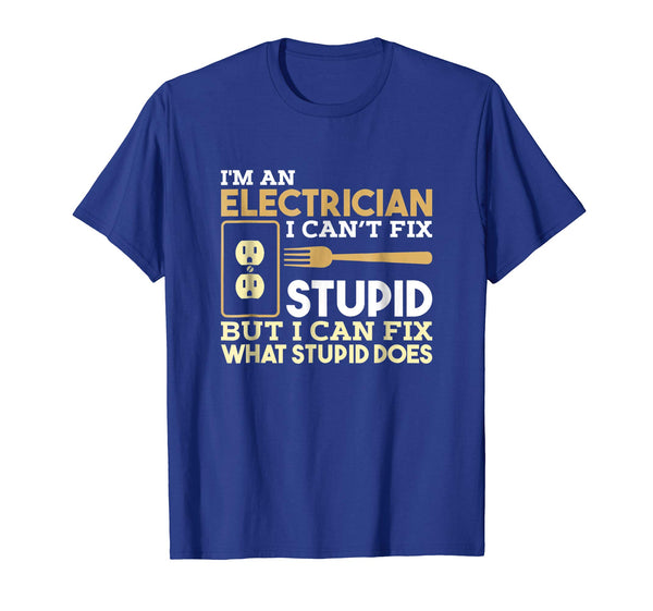 Cutest Funny Electrician I'm An Electrician  T-Shirt Royal Blue
