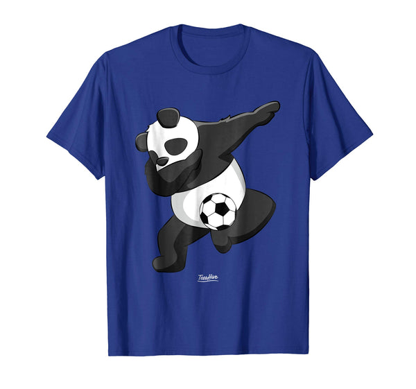 Wonderful Dabbing Panda Soccer Love Panda Dab Funny Panda Lover  T-Shirt Royal Blue