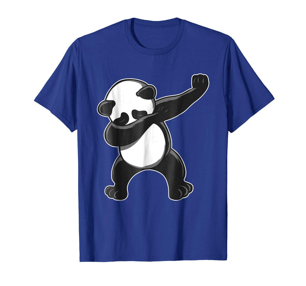 Funny Funny Panda Dab Dabbing Panda Panda Tee  T-Shirt Royal Blue