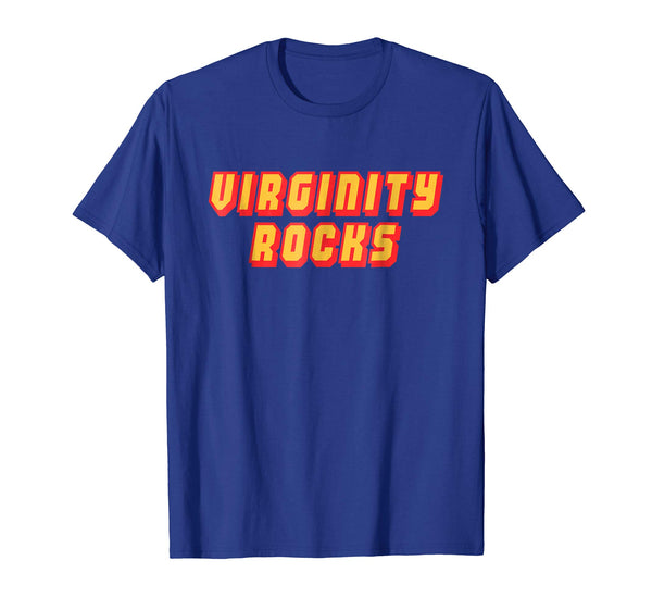 Beautiful Virginity Rocks  T-Shirt Royal Blue