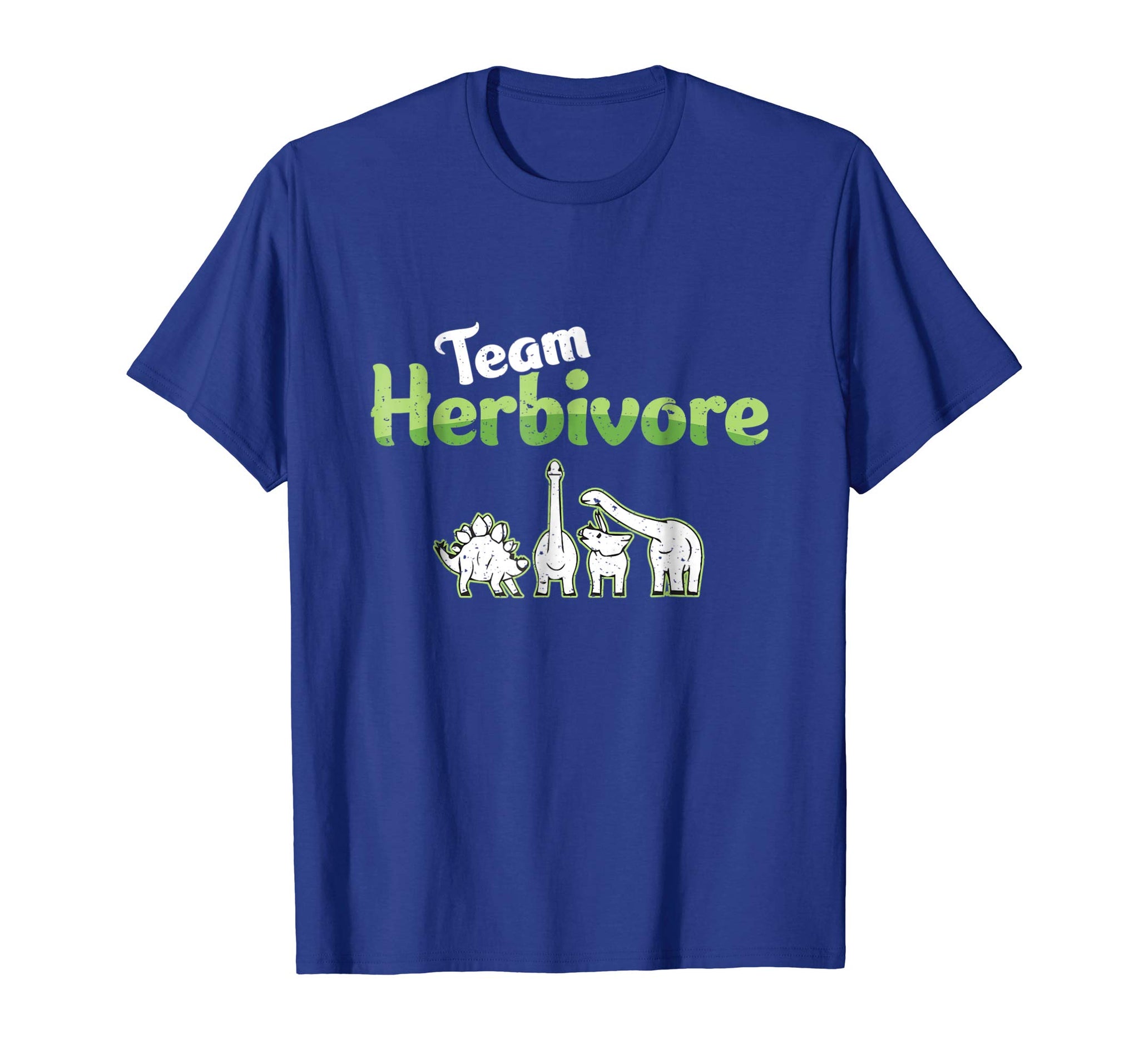 Cool Team Herbivore Dinosaur Dinos Vegan Vegetarian Cute Gift Tee  T-Shirt Royal Blue