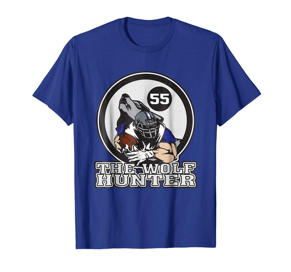 Adorable The Cowboys Wolf Hunter Vander Esch  T-Shirt Royal Blue