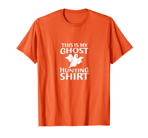 Cool Funny Ghost Hunter For Paranormal Ghost Hunting  T-Shirt Orange