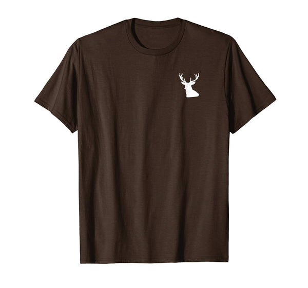 Hot Deer Hunter Genesis 27 3 Back And Front Designed  T-Shirt Brown