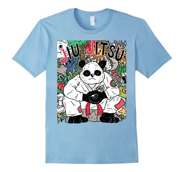 Hotest Jiu Jitsu Bjj Panda  T-Shirt Baby Blue