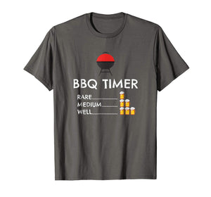 Adorable Bbq Timer Barbecue Funny Grill Grilling Gift  T-Shirt Asphalt