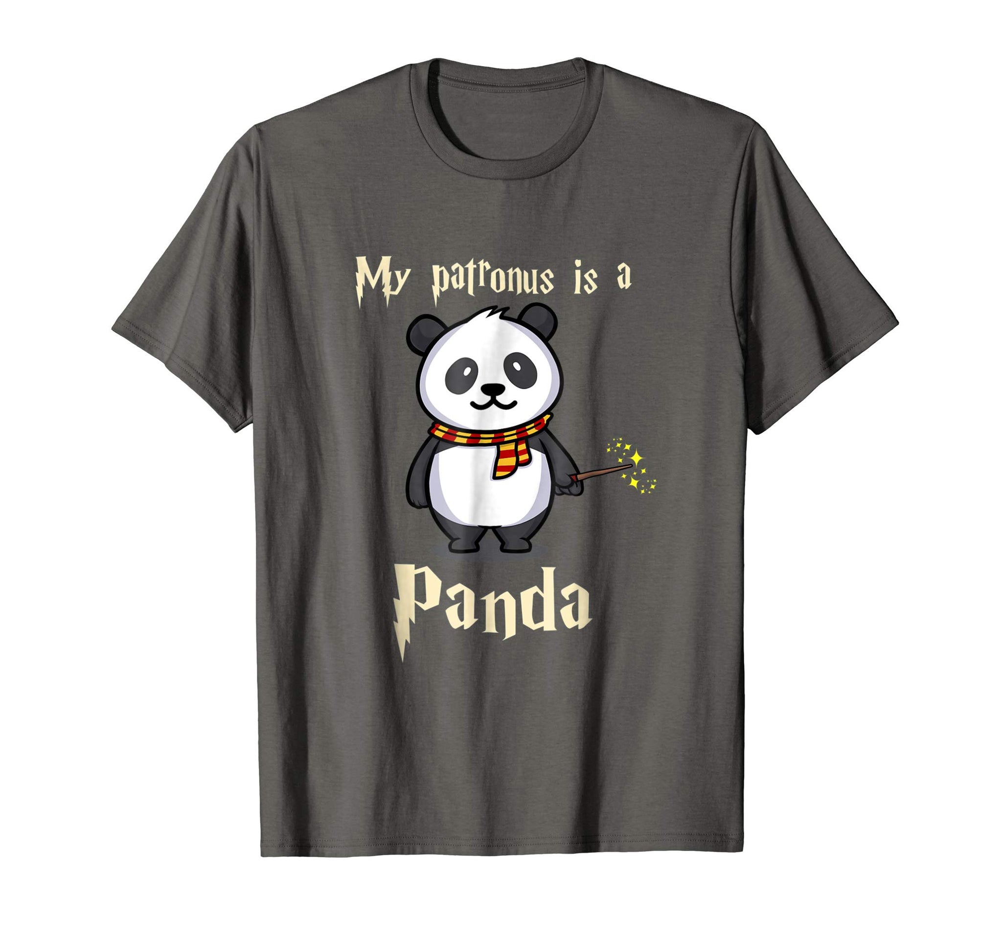 Cutest My Patronus Is A Panda Cute Funny Panda Lover Gift  T-Shirt Asphalt