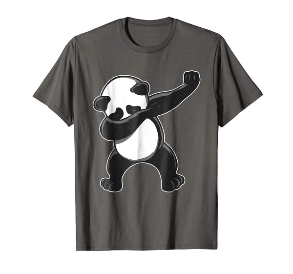 Funny Funny Panda Dab Dabbing Panda Panda Tee  T-Shirt Asphalt