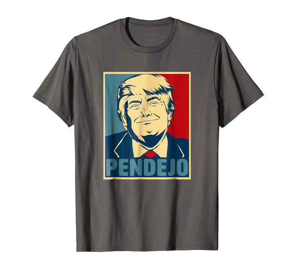 Cute Trump Pendejo Resist Impeach Anti Trump Stupid  T-Shirt Asphalt