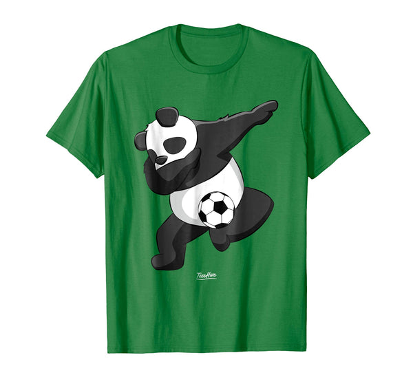 Wonderful Dabbing Panda Soccer Love Panda Dab Funny Panda Lover  T-Shirt Kelly Green