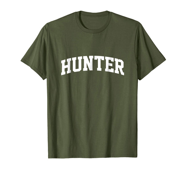 Hotest Hunter Retro Arch Sports  T-Shirt Olive