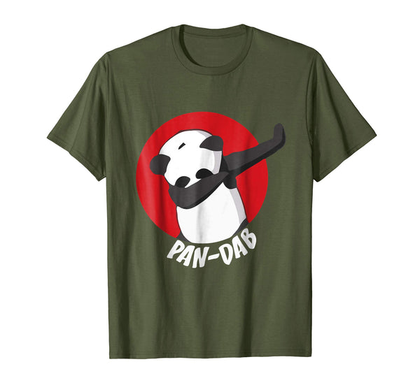 Wonderful Dabbing Panda Best Tee  T-Shirt Olive
