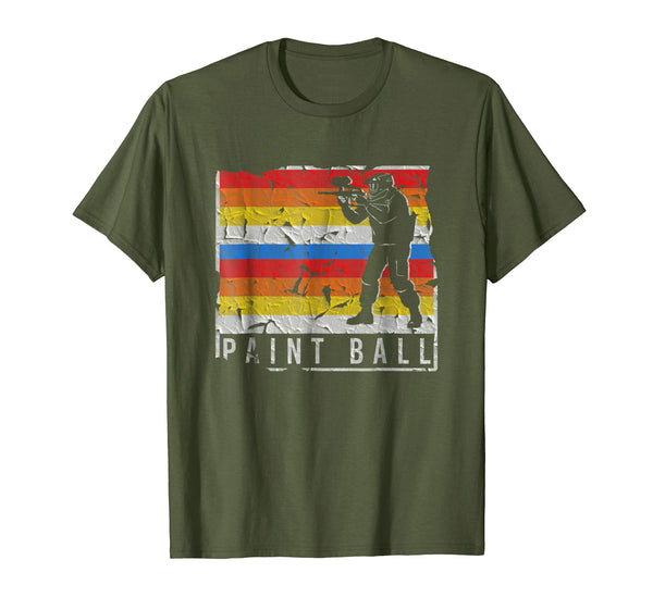 Great Paintball  T-Shirt Olive