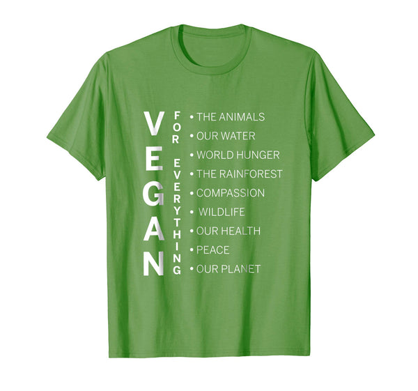 Wonderful Vegan Vegan For Everything  T-Shirt Grass