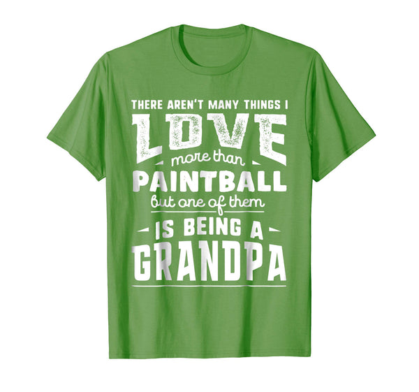 Hotest I Love More Than Paintball Being A Grandpa  T-Shirt Grass