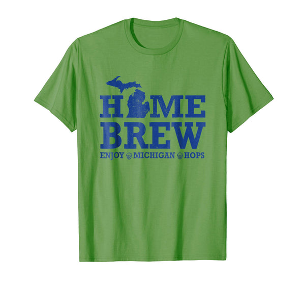 Adorable Home Brew Michigan Craft Beer &amp; Hops  T-Shirt Grass