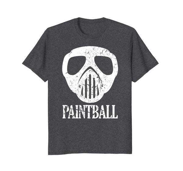 Cool Paintball Mask For Adults Mom Dad &amp; Kids  T-Shirt Dark Heather