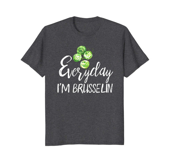 Hotest Vegan Brussel Sprouts Gift Plant Based Veganism  T-Shirt Dark Heather