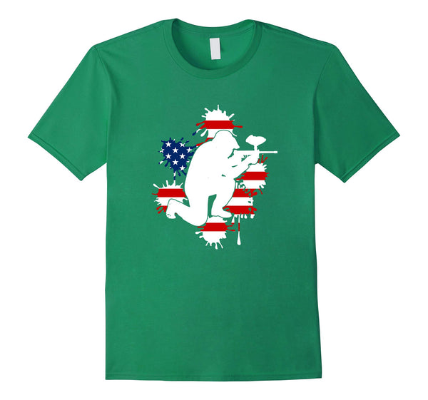 Cutest Cool For Paintball Lover. Xmas Gift For Son Grandson.  T-Shirt Kelly Green