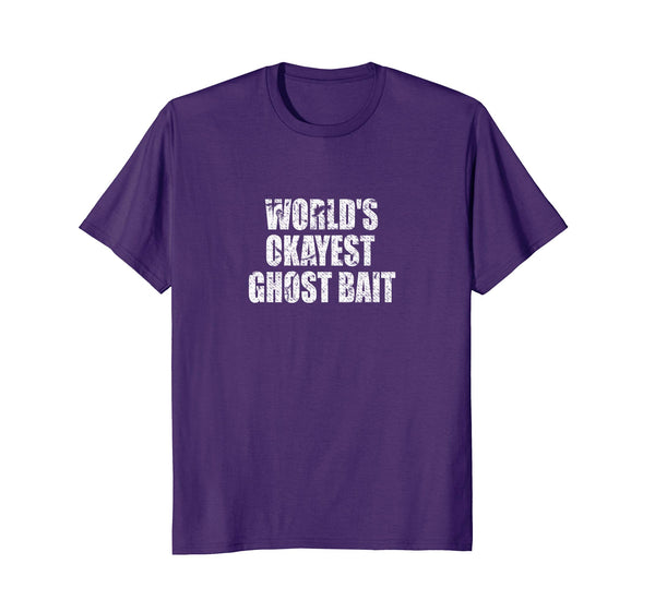 Hotest Ghost Hunting Funny Ghost Bait For Hunters  T-Shirt Purple