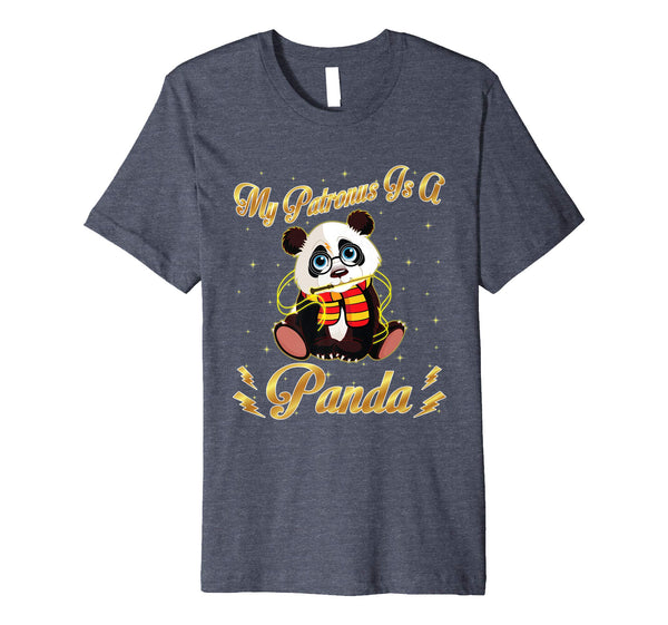 Beautiful My Patronus Is A Panda Harry Animals Potter Dad Mom  T-Shirt Heather Blue