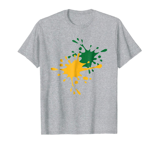 Beautiful Paintball Splash  T-Shirt Heather Grey